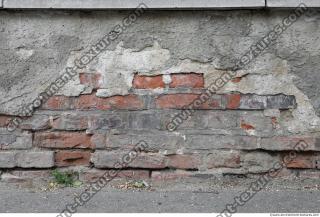 wall bricks damaged old 0014